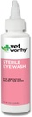 Vet Valuey Eye Köpekler için yıkanır - Cent Eye, Köpekler için Çayr Stain ve Eye Irritation - Köpek Göz Temizliği için - Tear Stain, kir ve Eye Discharge - 4oz