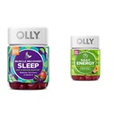 OLLY Muscle Recovery Sleep Gummies, Sleep and Sore Muscle Support, 3 mg Melatonin, Tart Cherry & Daily Energy Gummy, Caffeine Free, B12, CoQ10, Cut Berry, Yetişkin Chewable Supplement
