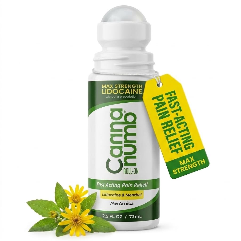 Pain Relief Roll-On with Lidoka | Hızlı Ağrı Yardımı Arnica + Boswellia + Menthol -, 2.5oz
