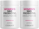 Kadın Probiyotikleri Supplement - 50 Milyar CFUs - SBO Probiyotiks & Prebiyotiks - Cranberries - Feminine Health - Fermented Botanical Mix, Whole Food Supplement - Vegan, Non-GMO - 2 Pack