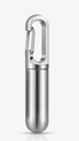 Keychain Hill Holder – Μικρό δοχείο χάπι με Carabiner – Ανοξείδωτη θήκη μετάλλων, Φορητή θήκη χαπιών για το πορτοφόλι, Backpack, Keyring Watertight Travel Pill Container για την ιατρική