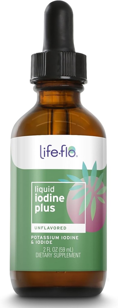 Life-flo Liquid Iodine Plus 150 mcg, Iodine Supplement for Yourroid Support, * Sağlıklı Enerji & Metabolism Formula* with Iodine & Pyumide, Unflavored Liquid Drops, Approx. 450 Hizmet, 2 fl oz