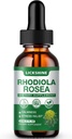1 συσκευασία 2000MG Rhodiola Rosea Βάμμα - Βιολογικό Φυσικό Rhodiola Rosea εκχύλισμα Υγρές σταγόνες συμπλήρωμα για το άγχος, τη διάθεση, την ενέργεια & την υποστήριξη του εγκεφάλου - Καλύτερη απορρόφηση, Χωρίς ζάχαρη 2 Fl Oz