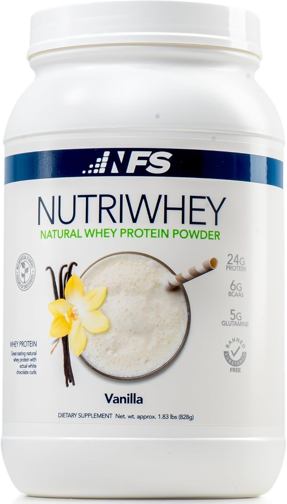 NF Sports Post Workout Nutri Whey protein Toz, Diyetsel Tamam, Amino Energy, Supports Immunity & Health, BCAA Toz, protein Powered, Mücadele Stresi (Vanilla Toz, 852g, 23 Hizmet)