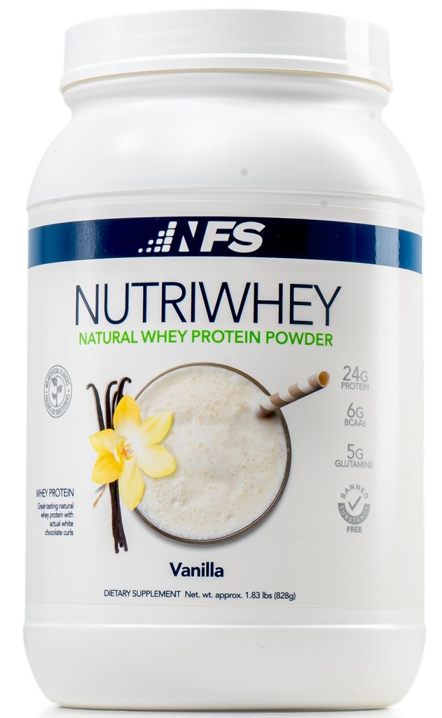 NF Sports Post Workout Nutri Whey protein Toz, Diyetsel Tamam, Amino Energy, Supports Immunity & Health, BCAA Toz, protein Powered, Mücadele Stresi (Vanilla Toz, 852g, 23 Hizmet)