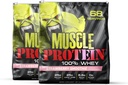 COLOSSAL LABS Muscle Whey Protein Flavored Protein Toz, 25.000 mg Amino Asits/Serving, Cold Filtered(Packating May Vary) (10 Pound (Pack of 2), Strawberry)