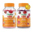 Lifeable Multivitamin Kids + Iron & Vitamin C Kids, Gummies Sche - Great Tasting, Vitamin Supplement, Gluten Free, GMO Free, Chewable Gummy