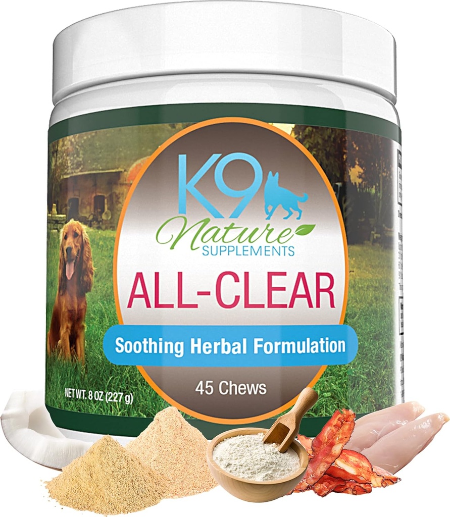 All-Clear - Köpekler için Antivirüs Tamamı - 45 Chews - Soothing Herbal Formula Doğal Malzemeler ile - Pet'in Mevsimlik Tüm Enerjileri ve Itching - All Breeds için Destek -