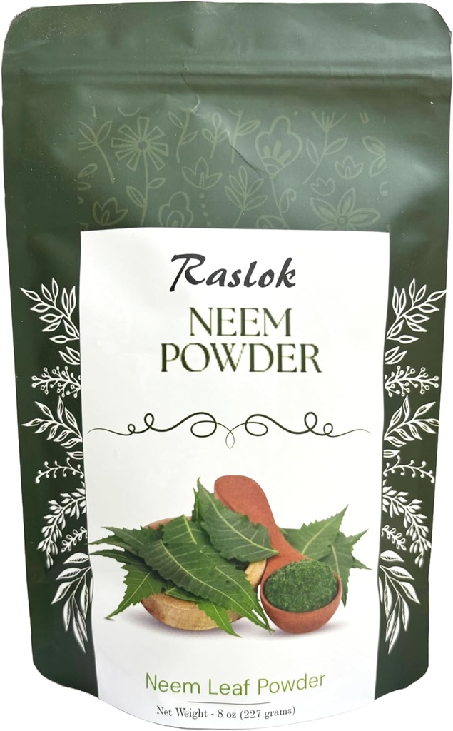 Neem Toz |% 100 Pure and Natural Neem Toz | Çok Bitter Neem Supplement for Skin,Hair ve Detox (8 oz)