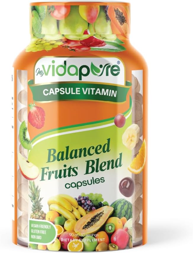 MYVIDAPURE Dengeli Meyveler Ölmüş - Tüm Doğal Gıda – Süper Gıda! – Non-GMO – Vegan Dostu Dostu Dostu
