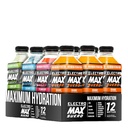 ELEKTRROMAX SUERO - Zero Sugar Electrolyte Drink - 12Pack Mix (21.3 Fl Oz Her), Spor, Kurtarma ve Günlük Kullanım - Magnezyum, Pyum, çinko, Kalsiyum – Zero Calories. (Mix Pack)