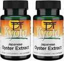 Swanson Kyoto Japon Oyster Ekstraksiyonu - Erkekler ve Kadınlar için Doğal Tamamlama Drive & Wellness - (500 Milligram 60 Capsules) (2 Pack)