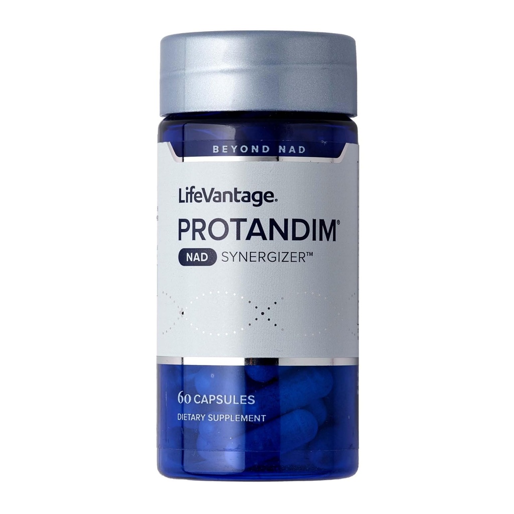 LifeVantage Protandim NAD Synergizer, NAD Supplement for Energy, Mood, Sağlıklı Aging Support, Sirtuin Aktivasyonu, Hücresel Enerji ve Vascular Destek, 60 Capsules