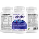 Advanced Sciatic Nerve Support Relief: Alpha Lipoic Acid - 18 in 1 Sciatica Συμπληρώματα - Vitamin B Complex - Made in USA (120 Count (Pack of 1))
