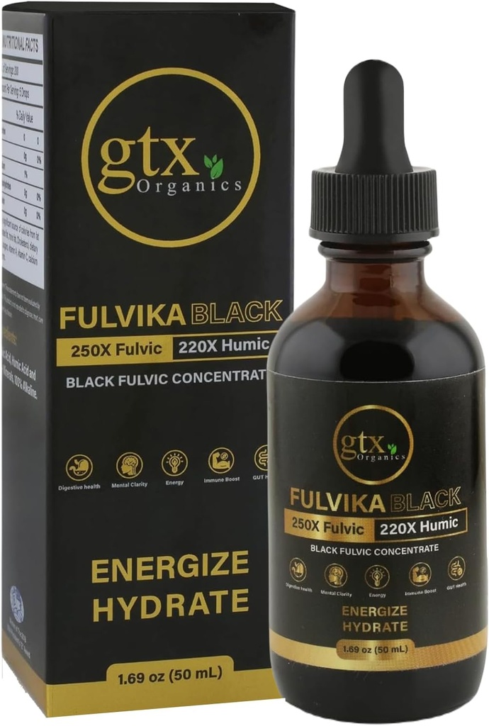 Trace Mineral Drops (200 hizmet) (Flavorless) - Pure Humic & Pure Fulvic Acid'den 74 Trace Mineralleri - Mekanik, Bitki bazlı, Trace Mineralleri Elektrolytes & alkalin PH