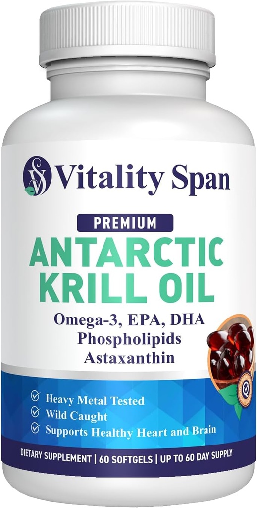 Antarktika Krill Oil Omega 3 Astaxanthin Choline DHA EPA, Üstün Aborpsiyon, Ekstra Kuvvet, Balık Yağı Aftertaste, Ağır Metal Test Edildi, Küçük Boyut Yumuşak