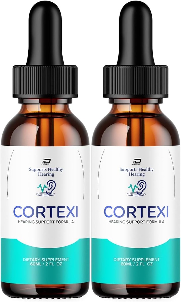 Cortexi Tinnitus Ear Drops - Cortexi 24, Cortexi Liquid Drops, Cortexi Yorumlar, Cortexi Drops for Ear Relief (2 Pack - 120 ML)