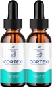 Cortexi εμβοές αυτιών - Cortexi 24, Cortexi Υγρές σταγόνες, Cortexi Κριτικές, Cortexi σταγόνες για ανακούφιση αυτιών (2 Pack - 120 ML)