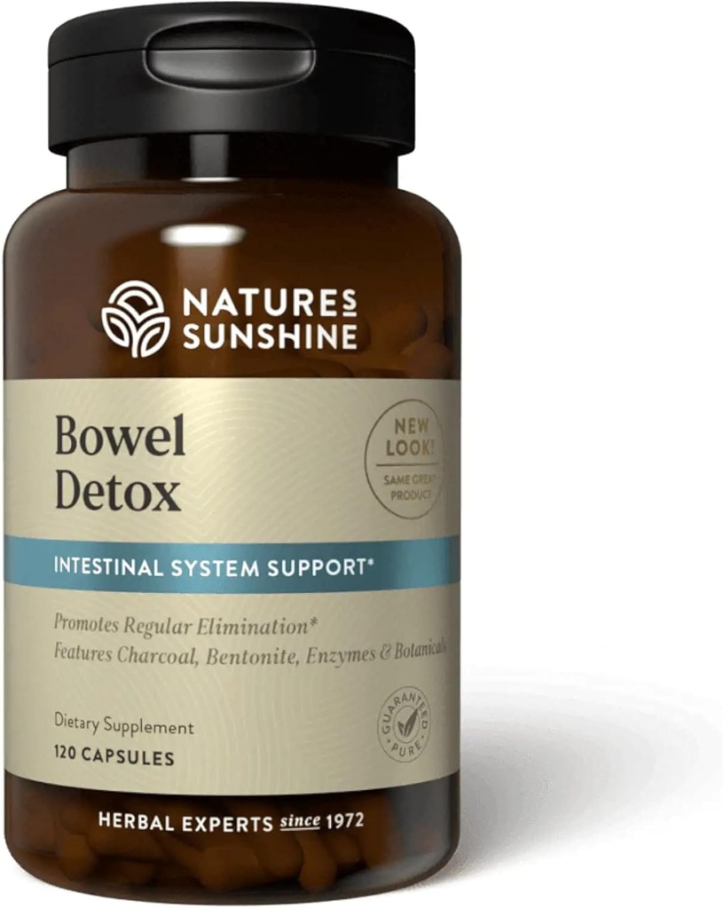 Nature's Sunshine Bowel Detox, 120 κάψουλες 
