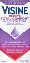 Visine Multi-Symptom Eye Drops - Astringent, Lubricant & Redness Irritated, Kuru, Red Eyes - 0,5 fl. oz