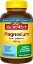 Nature Made Magnesium Oxide 400 mg Softgels, Extra Strength Magnesium Συμπληρώματα για τους άνδρες και τις γυναίκες, Υποστήριξη για τους μυς, τα νεύρα, τα οστά και την καρδιά, 110 ημέρες προσφοράς