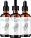 LIVORKA ZenCortex σταγόνες, υγρό συμπλήρωμα για την υγεία του αυτιού, υποστηρίζει υγιή ακοή - 3 μπουκάλια (90 Ημέρα προσφοράς) - Συσκευασία των 3