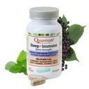 Kuantum Sağlık Uyku Immune Melatonin 5 mg Destek Tamam L Theanine Valerian Root + Yaşlı Vitamin C & D Immunity Boost Daily Whole Body Wellness for Women & Men - 30 Capsules