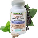 Quantum Health Sleep Immune Melatonin 5mg συμπλήρωμα υποστήριξης L Theanine Valerian Root + Elderberry Vitamin C & D Immunity Boost Daily Whole Body Wellness for Women & Men - 30 Κάψουλες
