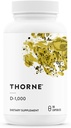 THORNE - Vitamin D3 Supplement - Sağlıklı Kemikler, Dişler, Kaslar, Cardiovascular & Immune Function* - Gluten, Süt & Soy-Free - 1.000 IU - 90 Hizmet