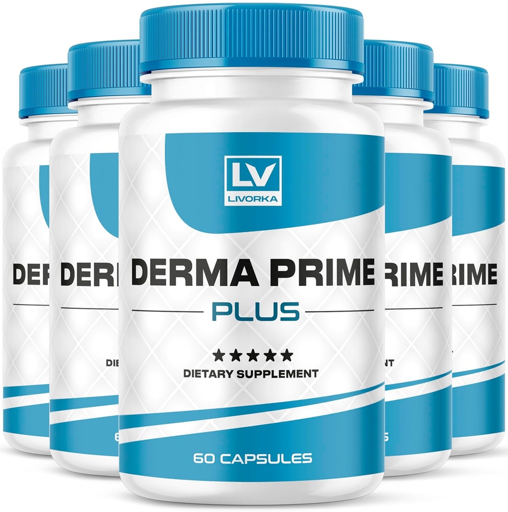 (5 Pack) Derma Prime Plus Capsules, Derma Prime Plus, Derma Prime Plus Sweet Relief, Derma Prime, Derma Primer, Dermaprime Plus, 300 Capsules 5 Ay Boyunca