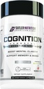 COGNITION High Potency Brain Nootropic Focus Supplement: Best Nootropic and Energy Pills for Mental Clarity, Memory, Studing, Gaming, and Work 