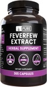 Pure Original Materialss Firefew Extract (365 Capsules) Magnezyum Or Rice Fillers, Always Pure, Lab TY
