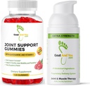 Ortak Destek Gummies ve Ekstra Güçlü Ortak Discomfort Topical Relief Cream
