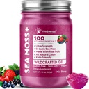 WELNESS LABSRX Irish Sea Moss Gel Raw - Wildcraft Superfood Seamoss Gel - Mix Berry Flavor, Vitamin and Mineral-Rich from Pristine Caribbean Waters, Immune and Digestive Health Support - 10 oz.