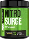 Jacked Factory NITROSURGE Pre Workout Supplement - Endless Energy, Instant Strength Gains, Clear Focus, Intense Pumps - NO ATM & Güçlü Preworkout Energy Toz - 30 Hizmet, Pineapple