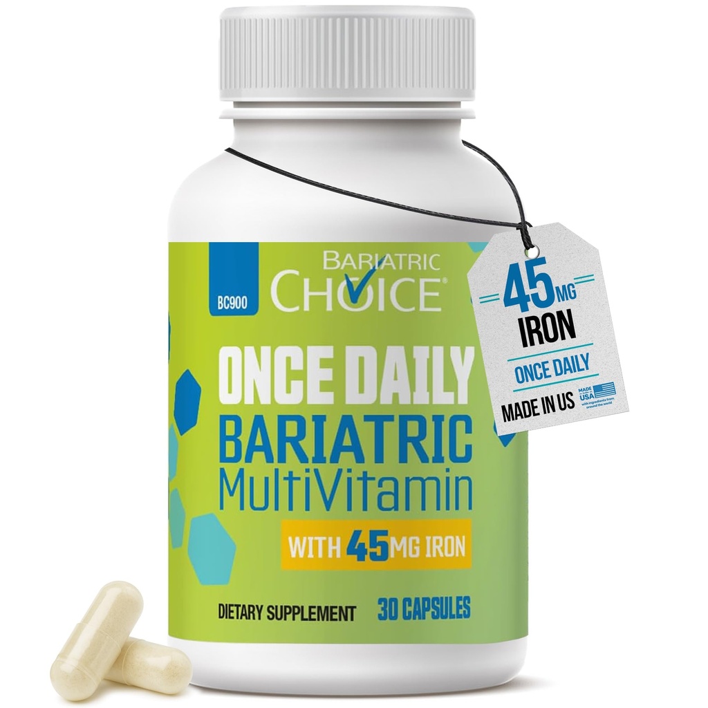 Bariatric Choice Once-Daily Bariatric Multivitamin with 45 mg Iron 