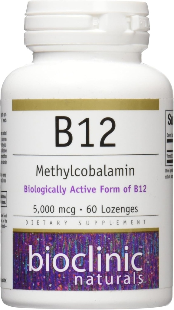 Bioclinic Naturals B12 Torchcobalamin Vitaminleri, 60 Kont