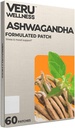 Veru Wellness Ashwagandha Patch - ανακούφιση από το στρες, φυσική υποστήριξη Mood, άγχος, ενέργεια, και Focus Patch Υποστήριξη (60 κόμης)