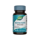 Nature's Way Biotin Forte, Supports Healthy Hair and Skin*, Energy and Nerve Function*, 60 Tablets