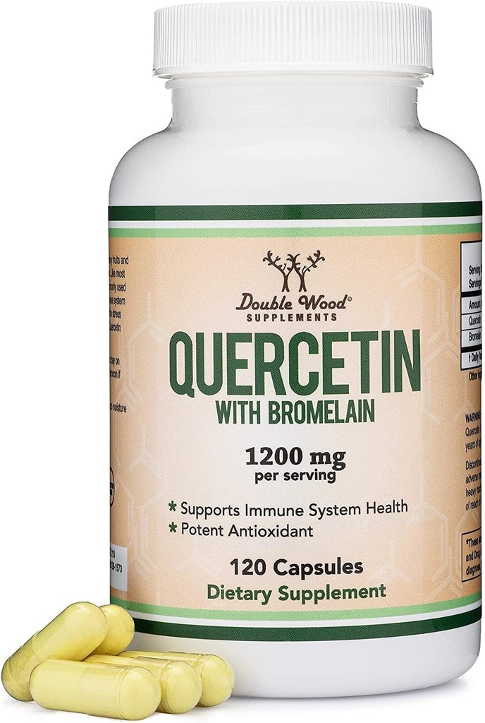Bromelain - 120 Kont (1,200 mg Hizmet) Immune Health Capsules - Erkekler ve Kadınlarda Sağlıklı Immune Fonksiyonlar (Vegan Güvenli, Üçüncü Parti Test Edildi, Gluten Free)