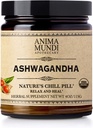 Anima Mundi Ashwagandha Powder - Organic Ashwagandha Root Powder Sourced from India - Commonly Known as Indian Ginseng Root Powder - Calming Herbal Supplement - Add to Tea, Coffee & More (4oz / 113g)