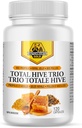 Hollandalı'nın Gold Total Hive Trio Capsules - 120 Veg Caps yaklaşık 30-60 Hizmet - Bee Pollen Royal Jelly & Propolis Supplement - Antioksi Immune Support - Natural Honey Mix