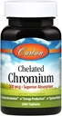 Carlson Chelated Chromium 200 mcg Superior Absorption - Healthy Metabolism Energy Production & Optimal Wellness - 300 Tablets
