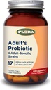 Flora Adult's Probiotic - Χορτοφαγικό ημερήσιο προβιοτικό για την υγεία των ορνίθων & της πέψης - Περιλαμβάνει Lactobacillus & Bifidobacterium - 17 δισεκατομμύρια CFU - Χωρίς γλουτένη - Κρατήστε chilled - 60 κάψουλες