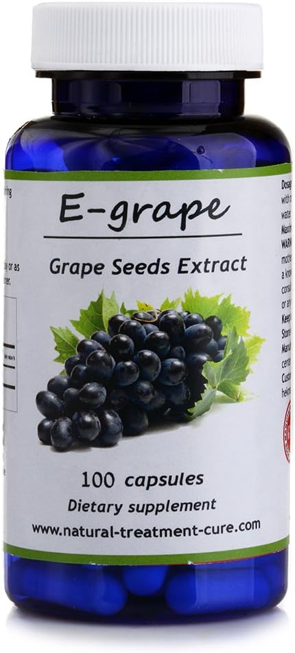Hekma Center Saf Grape Tohumu - Vitis Vinifera - 100 Capsules - Vegan