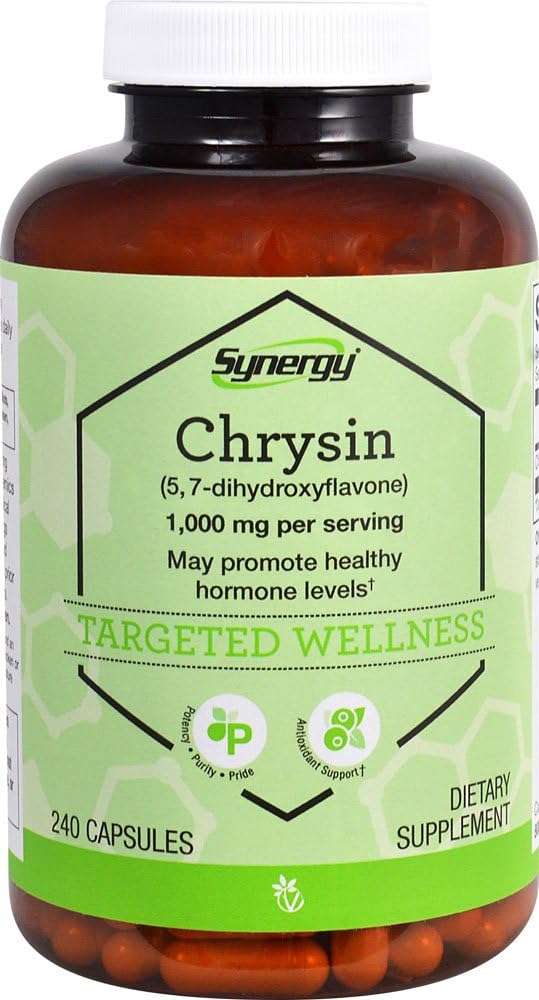 Vitacost Chrysin 5,7 - Dihidrxyflavone - hizmet başına 1000 mg - 240 Capsules