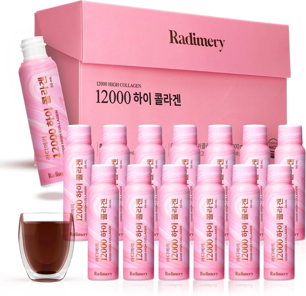 12000 Yüksek Kolajn Sıvı (50 ml x 14) - Hyaluronic Asit, Elastin ve C vitamini ile 12000 mg - Sağlıklı Saç, Güzel Skin, Nails, Güçlü Bones ve Essential Antioksi (14ea)