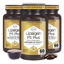PS Plus Memory & Focus için Senior Brain Supplements - 180 Softgels, 3-Months Supply - Premium Nootropic Phosphatidylserine Beyin Umutları