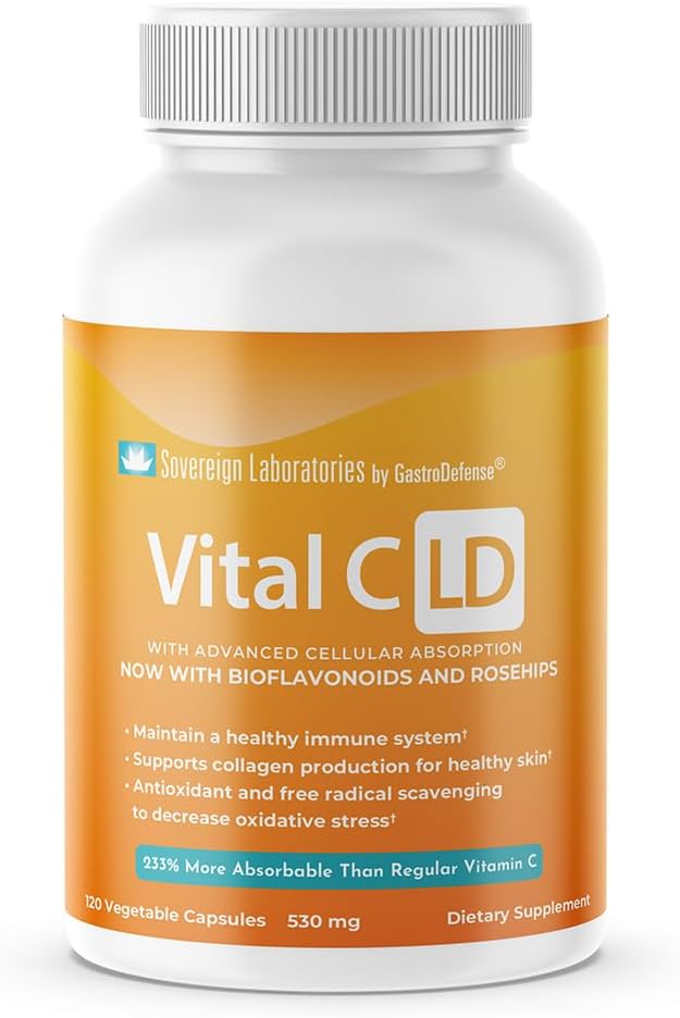 Vital C-LD - Gelişen Liposomal Vitamin C - 530 mg Capsules - 120 Kont
