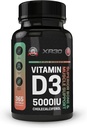 Vitamin D3 5000IU Cholecalciferol - Superior Bone & Muscle Support - 365 Softgels - Made in USA